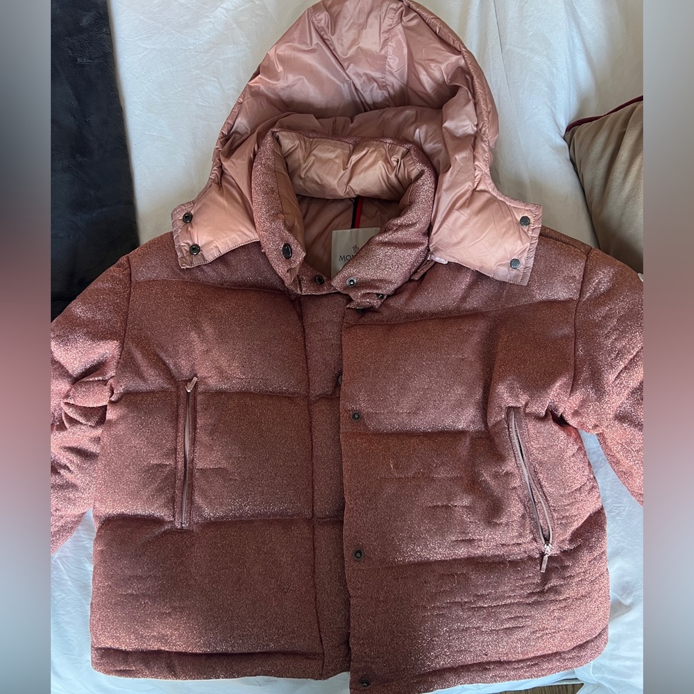 Moncler Pink Sparkly Puffer